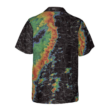 The Wisconsin Night Storms VFR Coconut Button Camp Shirt