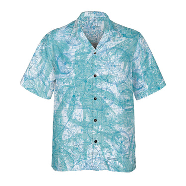 AOP Coconut Button Shirt The Athens Summer Palms Coconut Button Camp Shirt