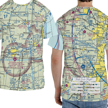 Tee Shirt The Aurora Illinois First Solo Tee
