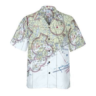 AOP Coconut Button Shirt The Bar Harbor Aviator Coconut Button Camp Shirt