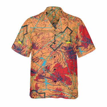 AOP Coconut Button Shirt The Casper Abstract Coconut Button Camp Shirt