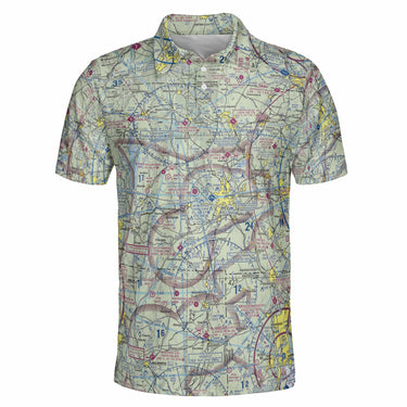 AOP Polo Shirt The Central Massachusetts Aviator Polo Shirt