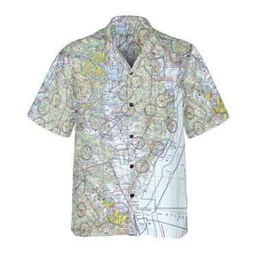 AOP Coconut Button Shirt The Chesapeake Bay Flight Above Coconut Button Camp Shirt