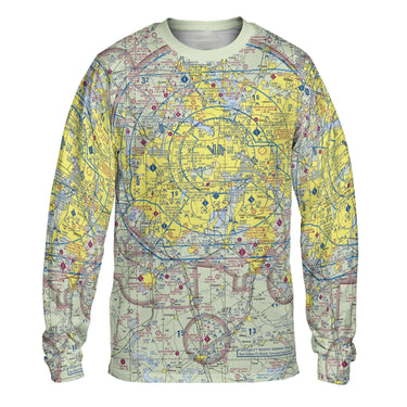 AOP Long Sleeve Tee The Dallas Aviator Long Sleeve Performance Crewneck Shirt