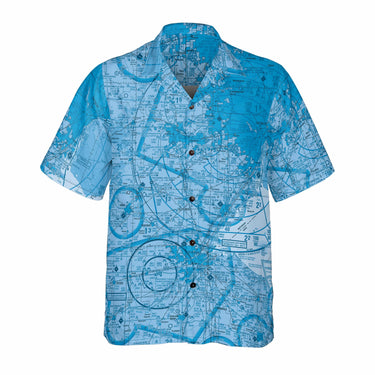 AOP Coconut Button Shirt The Detroit Metro Blue VFR Coconut Button Camp Shirt