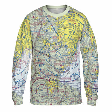 AOP Polo Shirt The Detroit VFR Long Sleeve Crewneck Tee Shirt