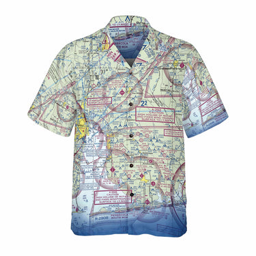 AOP Coconut Button Shirt The Emerald Coast Flight Above Coconut Button Camp Shirt