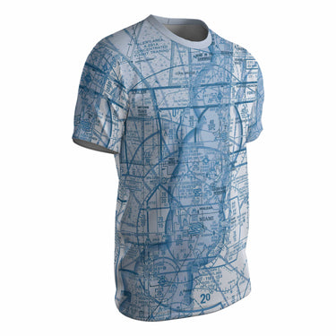AOP T-Shirt The Fort Lauderdale Blue Custom Crewneck Shirt