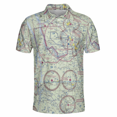 AOP Polo Shirt The Ft. Campbell Aviator VFR Polo Shirt