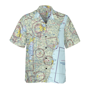 AOP Coconut Button Shirt The Green Bay Aviator Coconut Button Camp Shirt