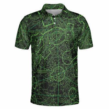 AOP Polo Shirt The Greenville SC Night Vision Polo Shirt