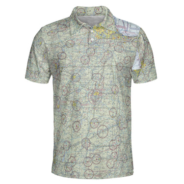 AOP Lightweight Polo The Greenville to Lake Michigan Sports Polo