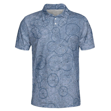 AOP Polo Shirt The Huntsville to Birmingham Blues Men's Sport Polo