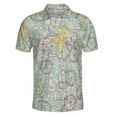 AOP Polo Shirt The Indianapolis Aviator Polo Shirt