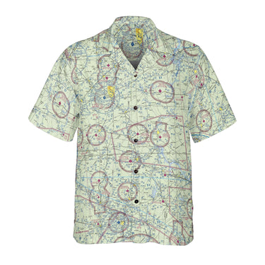 AOP Coconut Button Shirt The Jackson Aviator VFR Coconut Button Camp Shirt
