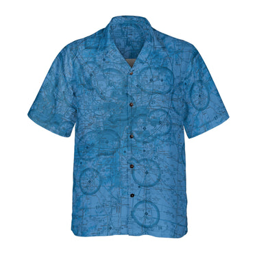 AOP Coconut Button Shirt The Kansas City Blues Coconut Button Camp Shirt