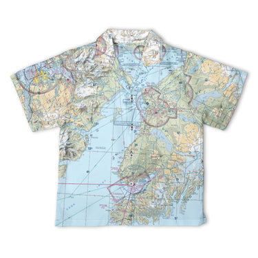 Youth Hawaiian Shirt The Kenai Alaska VFR Youth Camp Shirt