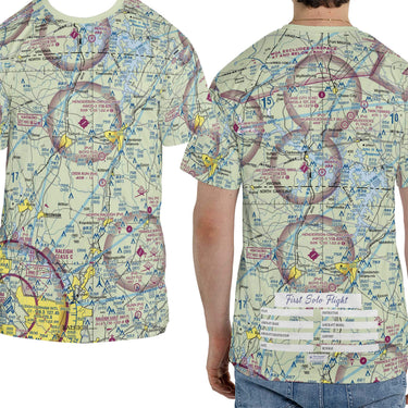 Tee Shirt The KHNZ Henderson-Oxford NC First Solo Tee