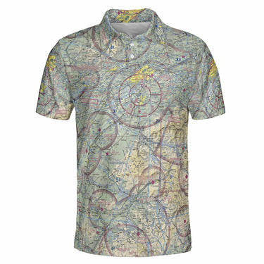 AOP Polo Shirt The Knoxville Aviator VFR Men's Polo