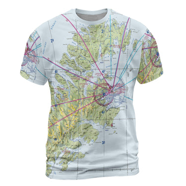 AOP T-Shirt The Kodiak Aviator Short Sleeve Performance Crewneck Shirt