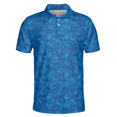 AOP Polo Shirt The Lincoln Aviator Digital Blue Polo