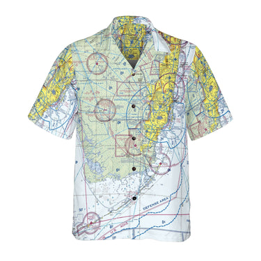 AOP Coconut Button Shirt The Miami Aviator VFR Coconut Button Camp Shirt