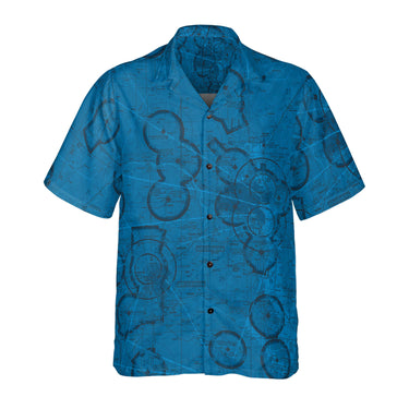 AOP Coconut Button Shirt The Midnight Omaha VFR Aviator Coconut Button Camp Shirt