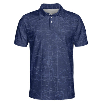 AOP Polo Shirt The Minneapolis Night Flight Polo Shirt