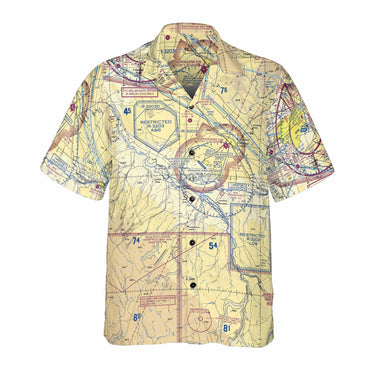 AOP Coconut Button Shirt The Mountain Home AFB Coconut Button Camp Shirt