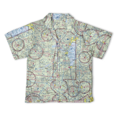 Youth Hawaiian Shirt The Oshkosh VFR Aviator Youth Camp Shirt