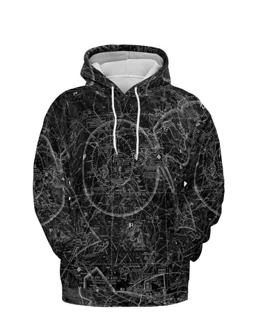 AOP Lightweight Hoodie The Prescott Midnight Sky Lightweight Sweatshirt Hoodie