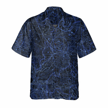 AOP Coconut Button Shirt The Sacramento Night Flight Coconut Button Camp Shirt