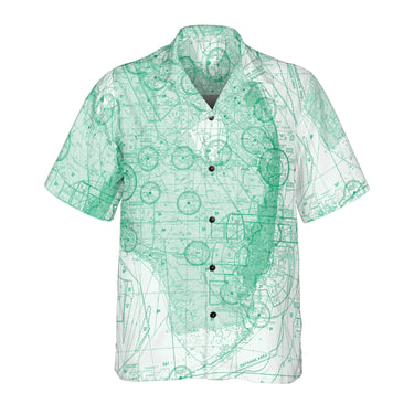 AOP Coconut Button Shirt The South Florida Seafoam Green Coconut Button Camp Shirt
