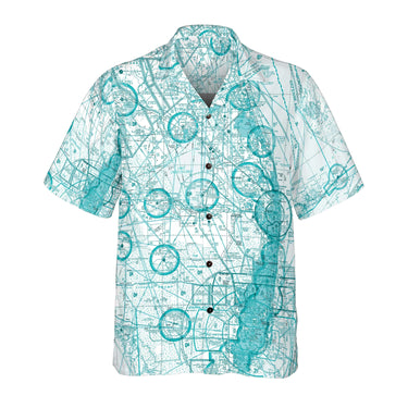 AOP Coconut Button Shirt The South Florida Turquoise Coconut Button Camp Shirt