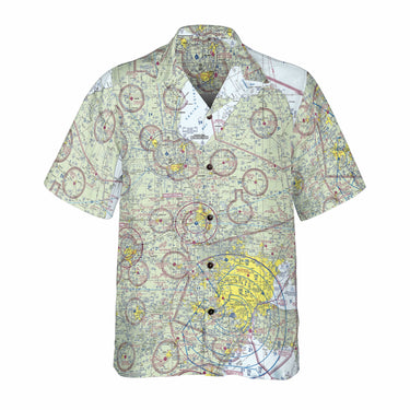 AOP Coconut Button Shirt The Southeast Michigan Aviator Coconut Button Camp Shirt