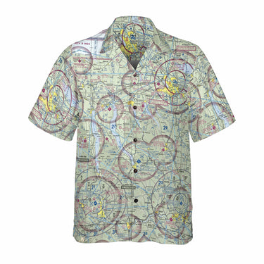 AOP Coconut Button Shirt The Syracuse Aviator VFR Coconut Button Camp Shirt