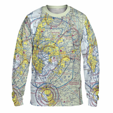 AOP Polo Shirt The Tampa VFR Long Sleeve Performance Crewneck Shirt