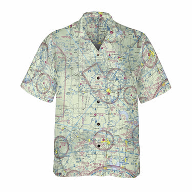 AOP Coconut Button Shirt The Ardmore Aviator VFR Coconut Button Camp Shirt