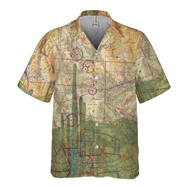 AOP Hawaiian Shirt The Arizona Desert Cactus Pocket Shirt