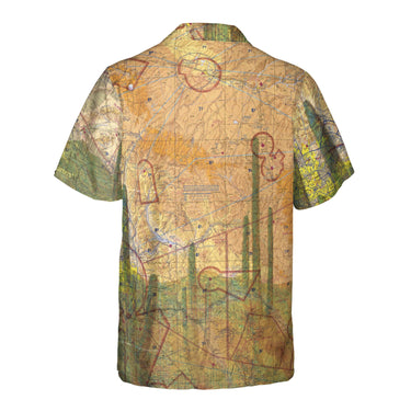 AOP Hawaiian Shirt The Arizona Desert Cactus Pocket Shirt