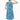 AOP Sleeveless Dress The Austin Blue Palms Sundress