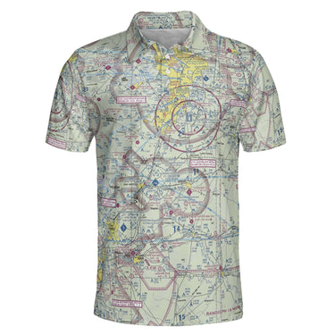 AOP Polo Shirt The Austin VFR Aviator Polo Shirt