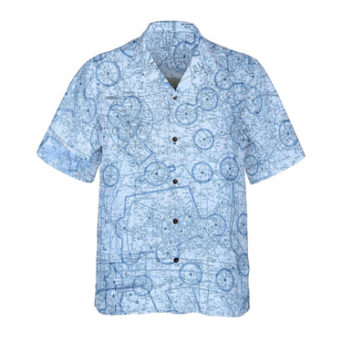 AOP Coconut Button Shirt The Blue Skies of Auburn VFR Coconut Button Camp Shirt