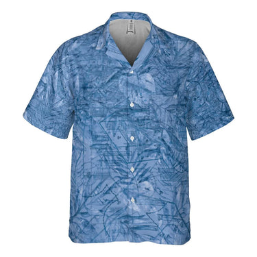 AOP Pocket Hawaiian Shirt S The Catalina to Palm Beach Blue VFR Shirt with pocket