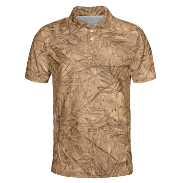 AOP Polo Shirt The Catalina to Palm Springs Deep Gold Polo