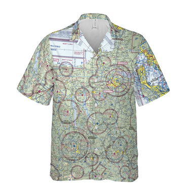 AOP Coconut Button Shirt The Coast to Coast Upstate NY and SFO Camp Shirt