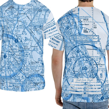 Tee Shirt The Daytona First Solo Blue Tee
