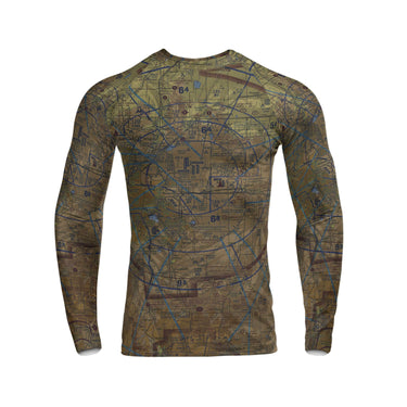 Long Sleeve Rash Guard The Denver Sectional Long-Sleeve Compression Base Layer Shirt