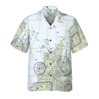 AOP Coconut Button Shirt The Dune Bird Leelanau Flyer Coconut Button Camp Shirt