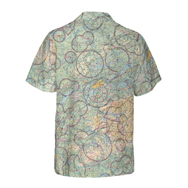 AOP Coconut Button Shirt The East Tennessee Aviator VFR Coconut Button Camp Shirt